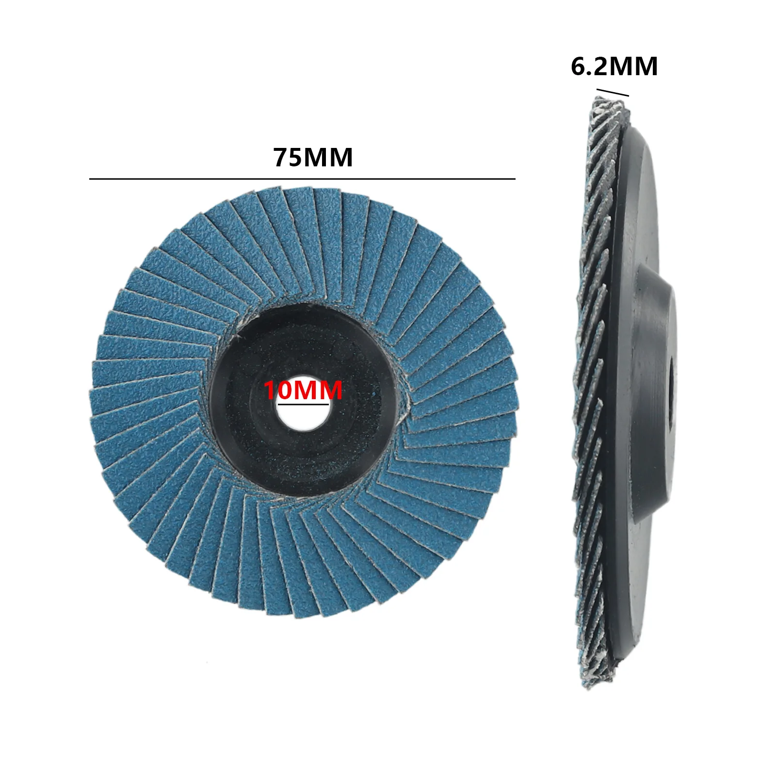 3pcs Flap Disc 75mm Sanding Discs Durable Sanding Grinding Wheel For Angle Grinder Metal Polishing Cutting Tool 3 Inch
3pcs Flap Disc 75mm Sanding Discs Durable Sanding Grinding Wheel For Angle Grinder Metal Polishing Cutting Tool 3 Inch