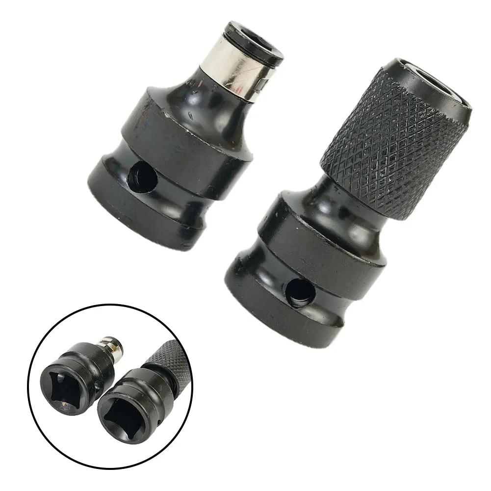 2Pcs/set 1/2 Square Drive To 1/4 Hex Shank Drill Bit Chuck Adapter Converter Kit Quick Adaptor Socket Converter
2Pcs/set 1/2 Square Drive To 1/4 Hex Shank Drill Bit Chuck Adapter Converter Kit Quick Adaptor Socket Converter