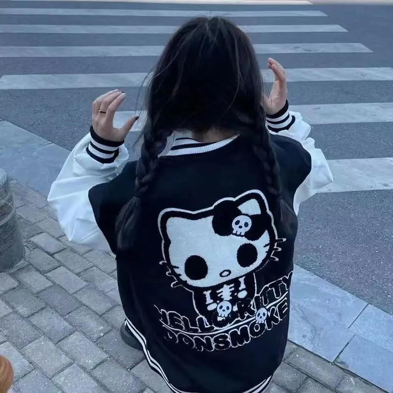 Anime Sanrio Kawaii Hello Kitty Jacket Retro Style Couple Loose Warm Jacket Fall Winter Girls Windproof Warm Casual Tops Gift
Anime Sanrio Kawaii Hello Kitty Jacket Retro Style Couple Loose Warm Jacket Fall Winter Girls Windproof Warm Casual Tops Gift
