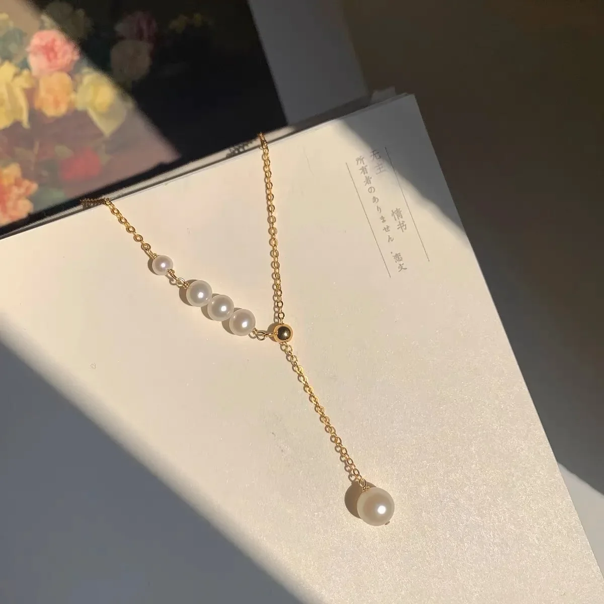 Women's Pearl Necklace Pendant Adjustable pearl necklace Multiple ways to wear natural freshwater pearl necklace for women
Women's Pearl Necklace Pendant Adjustable pearl necklace Multiple ways to wear natural freshwater pearl necklace for women