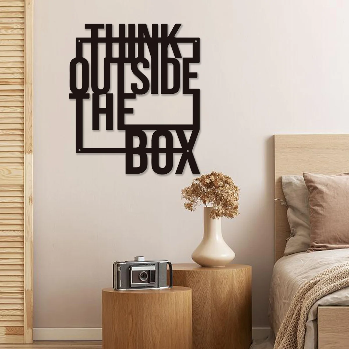 CIFBUY Deco Think Outside The Box Metal Wall Hanging Art Motivational Wall Mounted Office Decor Black Metal Wall Decor Home Dec
CIFBUY Deco Think Outside The Box Metal Wall Hanging Art Motivational Wall Mounted Office Decor Black Metal Wall Decor Home Dec