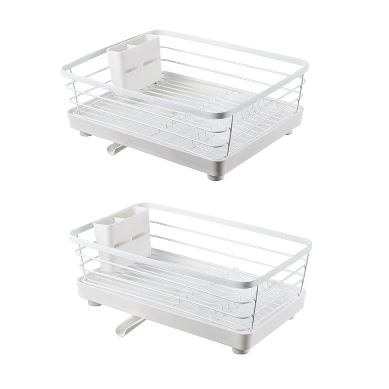 

Kitchen Drain Rack Dish Rack Sink Drain Basket Rack Plate Dish Chopsticks Tableware Storage Rack Easy To Clean