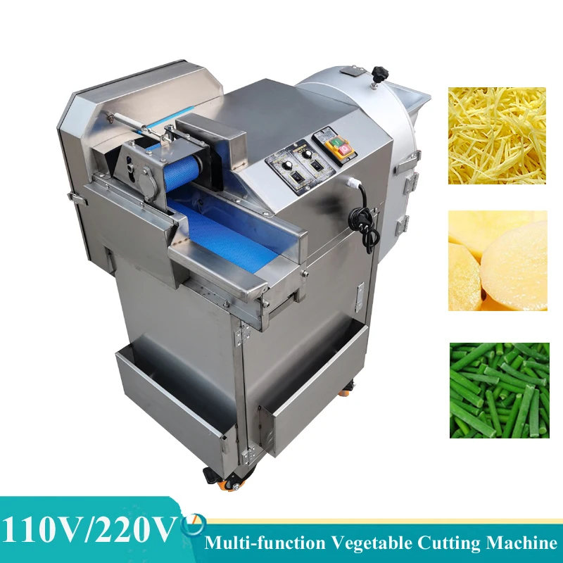 Commercial Electric Slicer Stainless Steel Vegetable Cutter Machine Potato Onion Shredder Dicing Machine Ginger Cutter
Commercial Electric Slicer Stainless Steel Vegetable Cutter Machine Potato Onion Shredder Dicing Machine Ginger Cutter