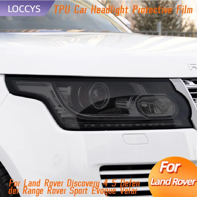 For Land Rover Discovery 4 5 Defender Range Rover Sport Evoque Velar Car Headlight Protection Tint Film Smoke Black TPU Sticker
For Land Rover Discovery 4 5 Defender Range Rover Sport Evoque Velar Car Headlight Protection Tint Film Smoke Black TPU Sticker