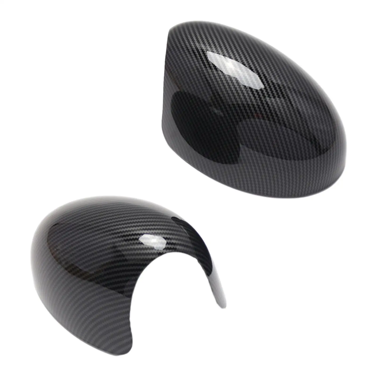 

2Pcs Auto Side Mirror Covers Side Wing Mirror Cover Caps Easy Installation Auto Protection A4213437 A4213438 for R50 R52