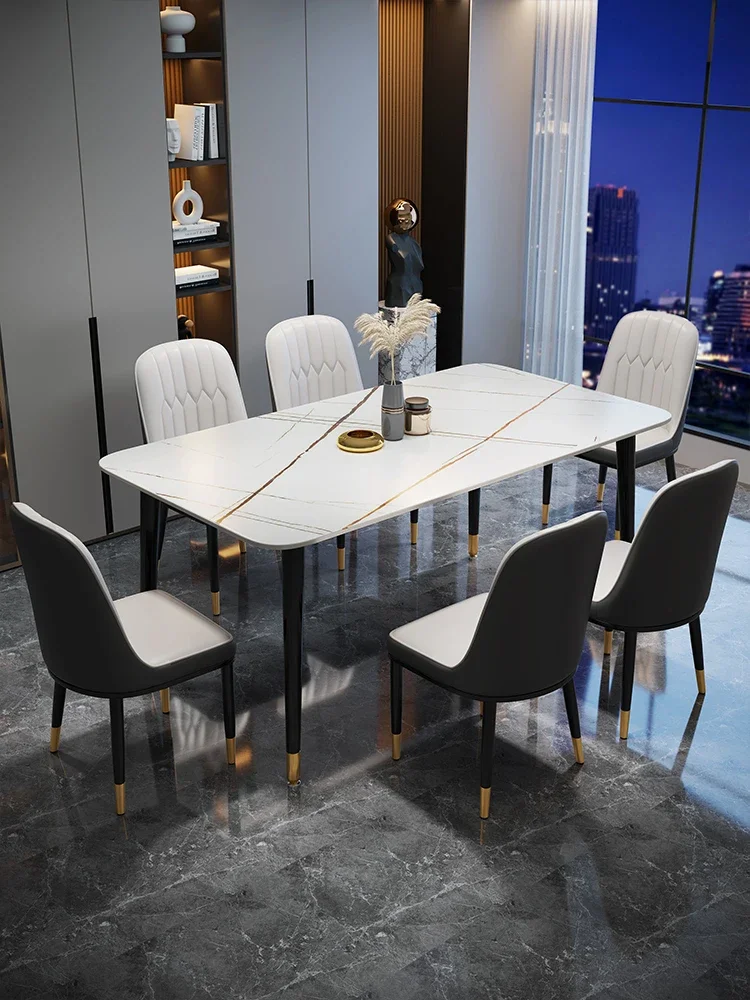 Итальянский минималистичный яркий каменный стол, обеденный стол, прямоугольный высококлассный обеденный стол, стул, бытовой Размер
Итальянский минималистичный яркий каменный стол, обеденный стол, прямоугольный высококлассный обеденный стол, стул, бытовой Размер