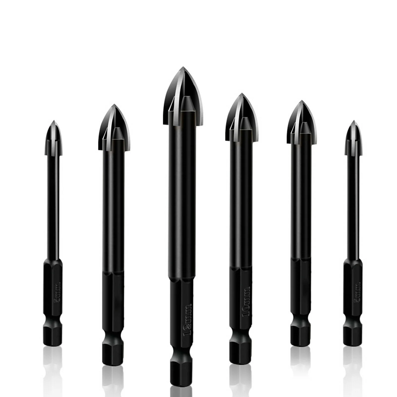 Triangle Hexagon Tile Glass Cement Metal Ceramic Wood Plastic Hole Saw Triangle Alloy Drill Bit Size 4mm 5mm 6mm 8mm 10mm 12mm
Triangle Hexagon Tile Glass Cement Metal Ceramic Wood Plastic Hole Saw Triangle Alloy Drill Bit Size 4mm 5mm 6mm 8mm 10mm 12mm
