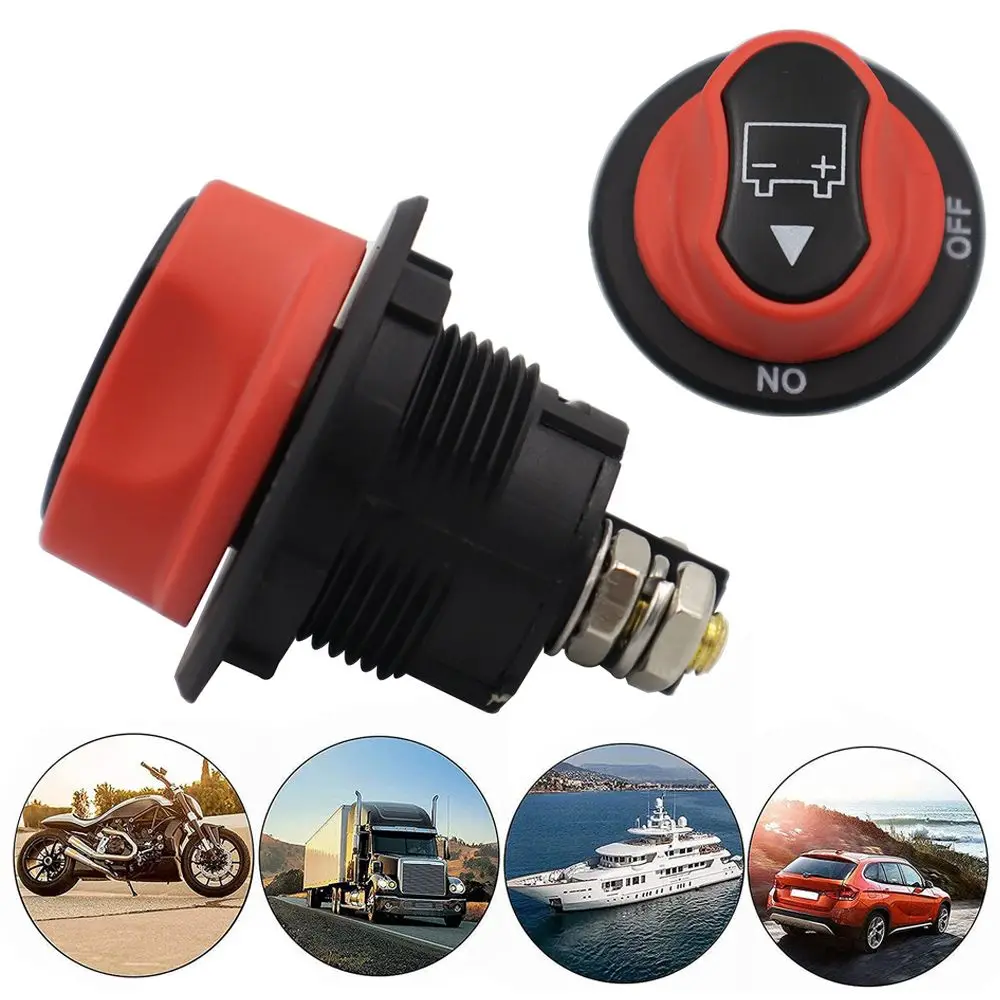 

Power Isolator Power Disconnector Truck 50A/100A/200A/300A Battery Selector Safe Cut Off Car Battery Rotary Disconnect Switch
