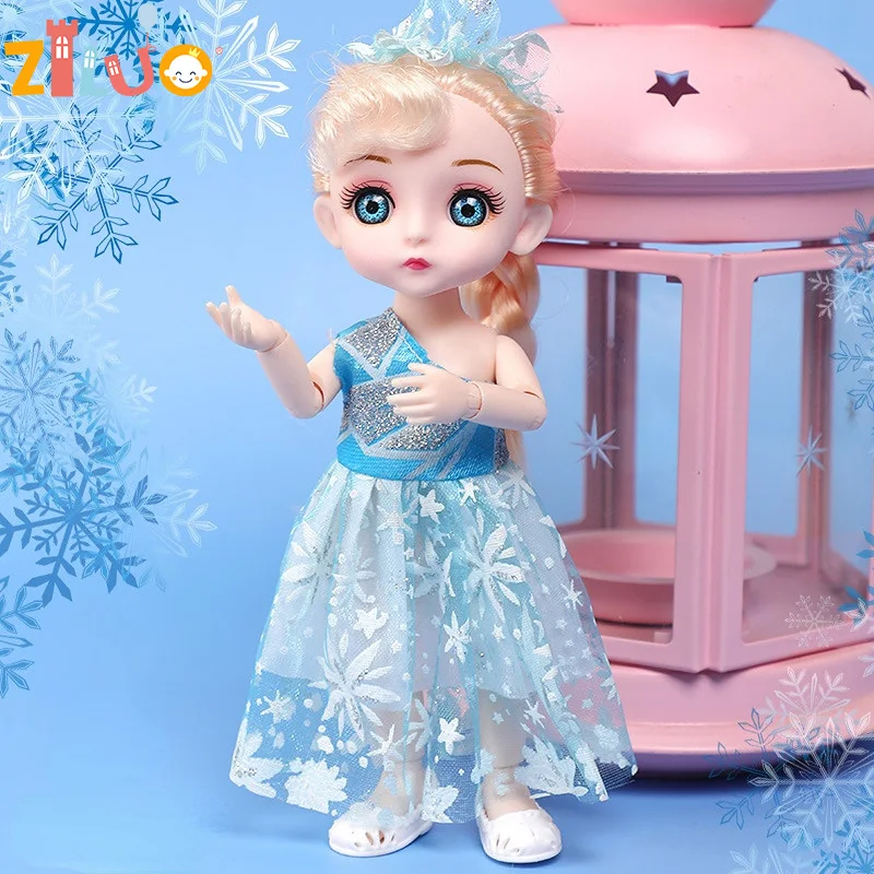 1/12 BJD Dolls 17cm Ice Snow Princess Dress Up Cute Doll Dream Suit Girls Toys Clothes Accessories Birthday Gifts 3 Years Old Up
1/12 BJD Dolls 17cm Ice Snow Princess Dress Up Cute Doll Dream Suit Girls Toys Clothes Accessories Birthday Gifts 3 Years Old Up