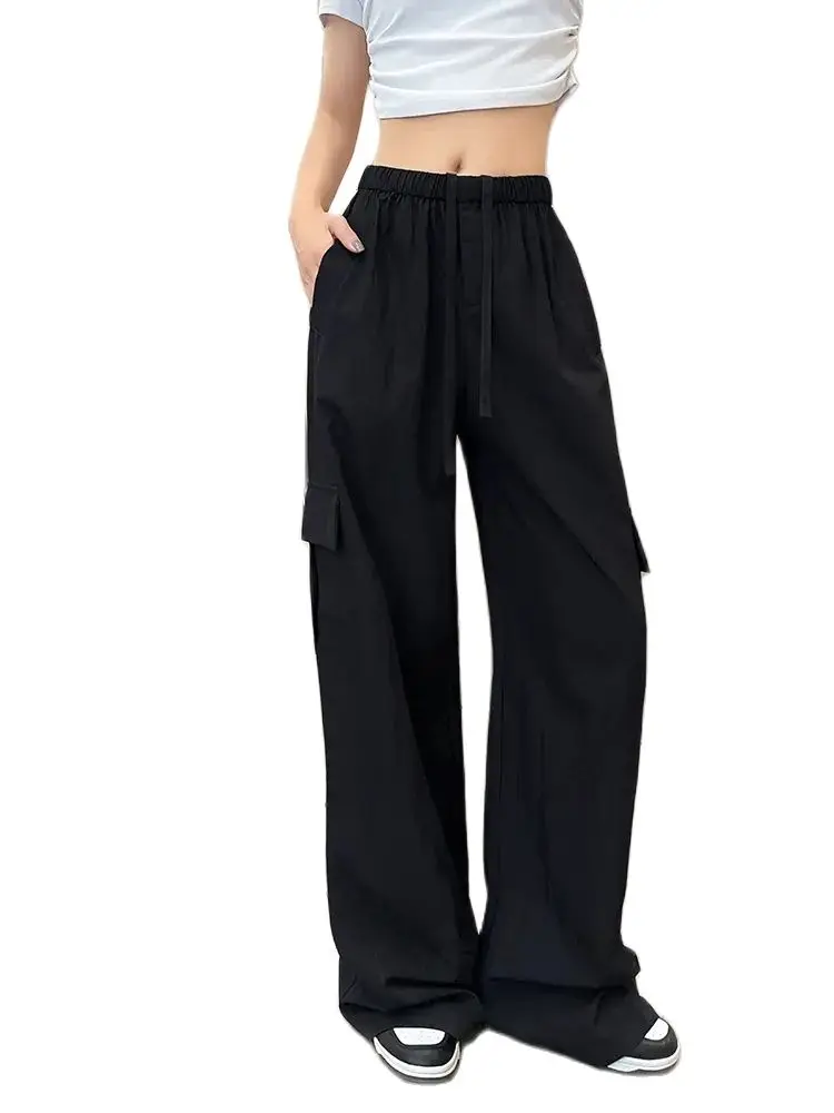 Streetwear Cargo Pants Women 2023 New Wide Leg High Waist Casual Loose Trousers Female Big Pocket Pants Black Y2K Korean Fashion
Streetwear Cargo Pants Women 2023 New Wide Leg High Waist Casual Loose Trousers Female Big Pocket Pants Black Y2K Korean Fashion