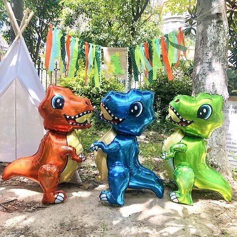 3D Standing Dinosaur Foil Balloons green dragon Red Tyrannosaurus Balls Jungle Animal birthday party decor kids Toy Gift Globos
3D Standing Dinosaur Foil Balloons green dragon Red Tyrannosaurus Balls Jungle Animal birthday party decor kids Toy Gift Globos