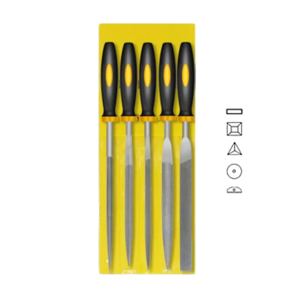 

5PCS/10PCS 6.3" Small Hand Metal File Set Strength Alloy Steel Needle Files Precision Hand File Tools for Fine and Detailed Work