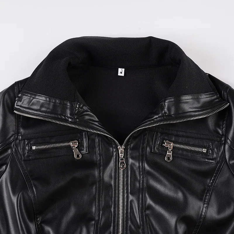 AltGoth Amercian Vintage Pu Leather Jacket Women Streetwear Harajuku Grunge Emo Alternative Grunge Zipper Casual Coats Female 50 S6598bf649ebb4373893ee2f3a6b4a0aaI