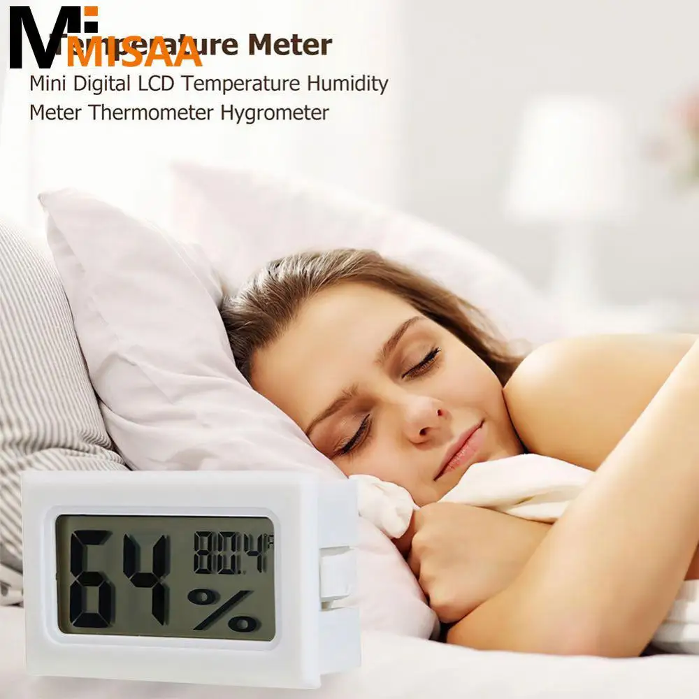 

Thermometers Measuring Tools Hygrometers Humidity Display Tool Durable Mini Digital Hygrometer Multi-function Simple 1.5v