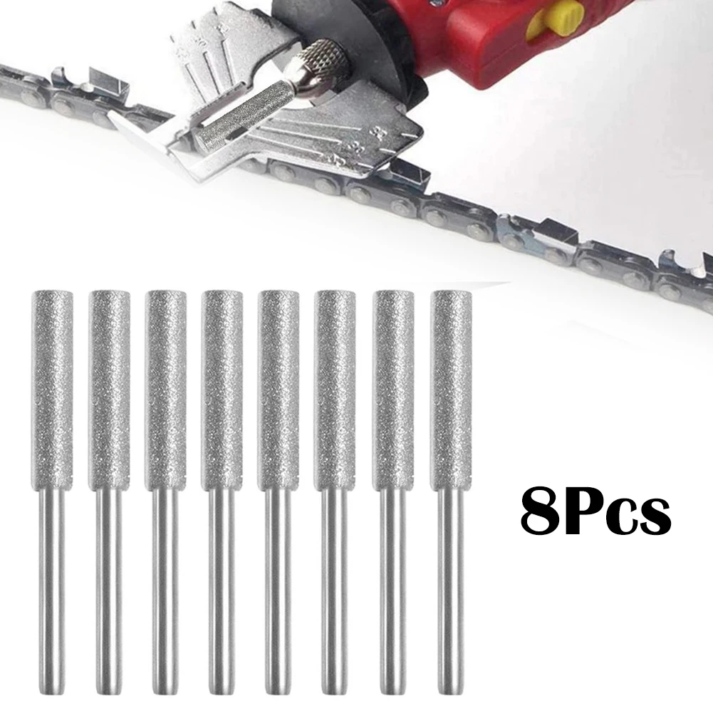 Silver Diamond Coated Cylindrical Burr 4mm Chainsaw Sharpener Stone File Chain Saw Sharpening Carving Grinding Power Tools Kit
Silver Diamond Coated Cylindrical Burr 4mm Chainsaw Sharpener Stone File Chain Saw Sharpening Carving Grinding Power Tools Kit