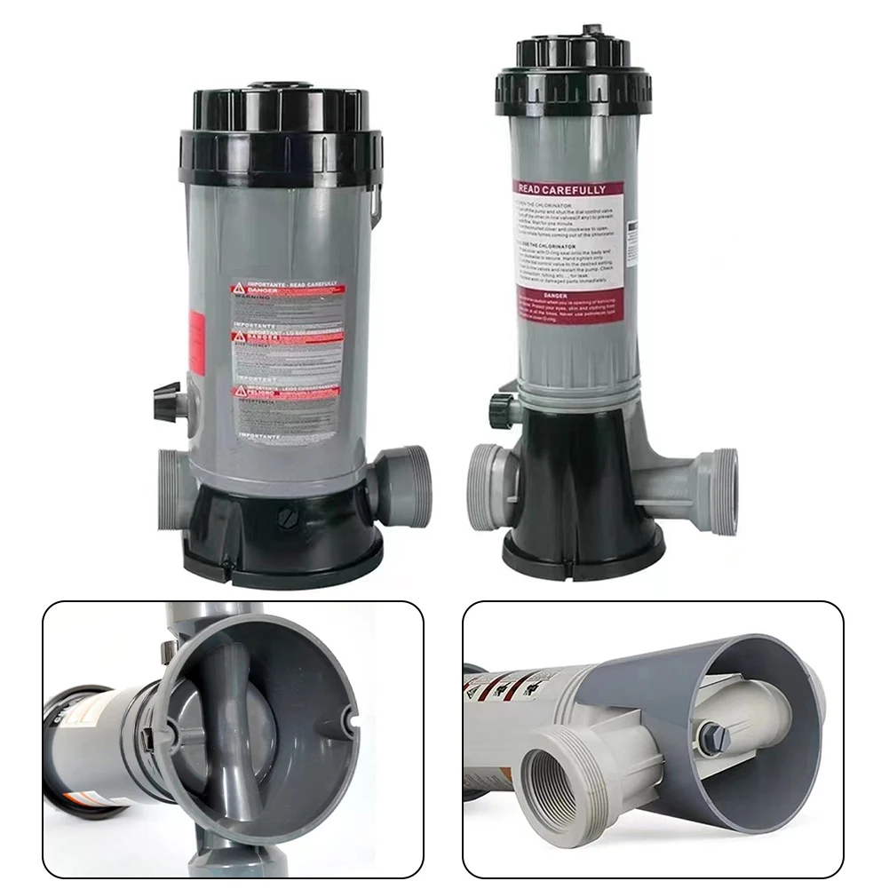 1PCS Automatic Chlorinator Feeder Replace ABS Large Capacity Chlorinator Feeder For Inline Pool Accessories Easy Installation
1PCS Automatic Chlorinator Feeder Replace ABS Large Capacity Chlorinator Feeder For Inline Pool Accessories Easy Installation