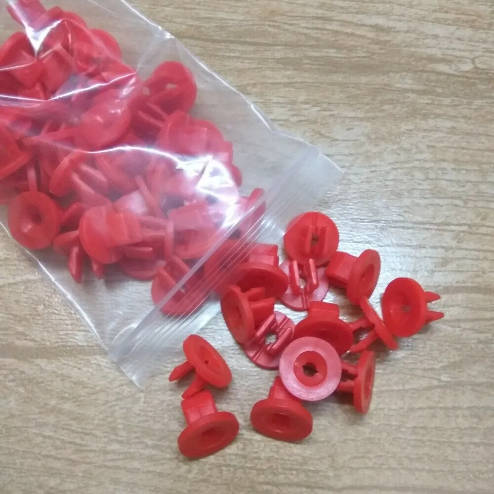 30pcs Plastic Screw Grommets Nylon Nut Red W702438-S300 For Ford Under-Body Shield Nut Set Professional Auto Parts
30pcs Plastic Screw Grommets Nylon Nut Red W702438-S300 For Ford Under-Body Shield Nut Set Professional Auto Parts