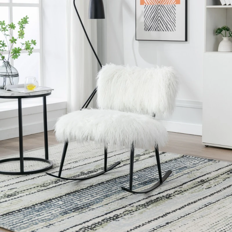 Fluffy Wingback Living Room Chairs Makeup Metal Rocker Chair White Designer Recliner Chair Adults Mid Century Modern Furniture
Fluffy Wingback Living Room Chairs Makeup Metal Rocker Chair White Designer Recliner Chair Adults Mid Century Modern Furniture