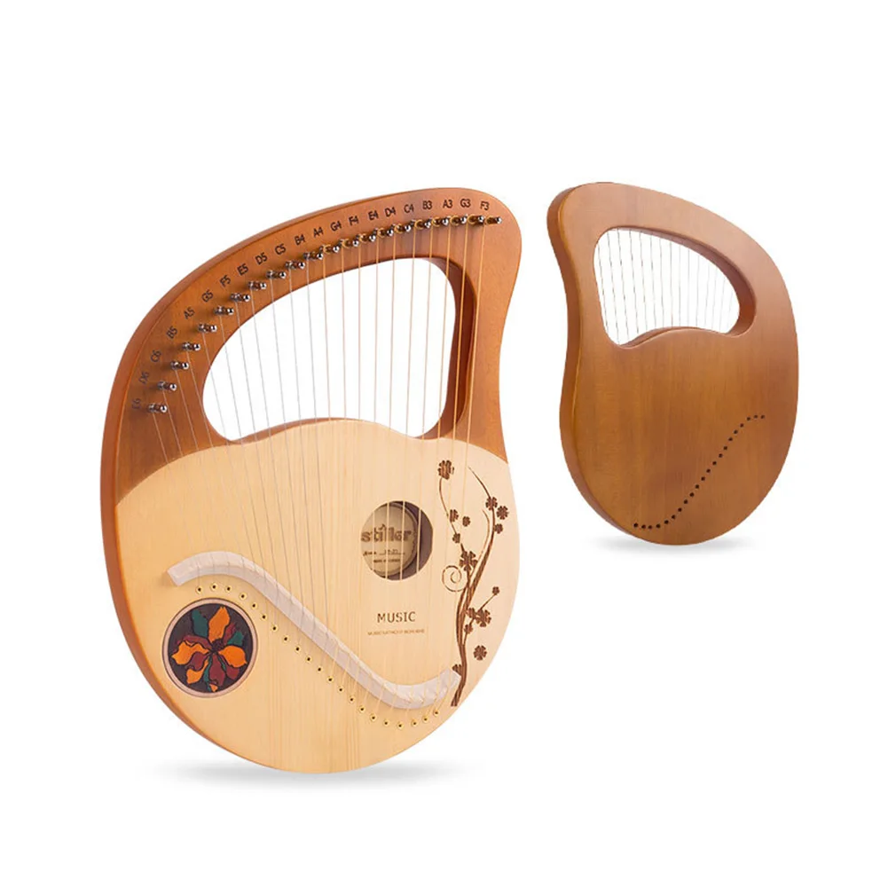 Classical Wooden Lyre Authentic Greek Antiquity Design Mahogany Body Melodious 21-String Instrument With Tuning Wrench
Classical Wooden Lyre Authentic Greek Antiquity Design Mahogany Body Melodious 21-String Instrument With Tuning Wrench