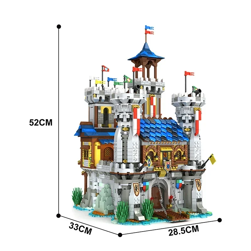 2722PCS Medieval Castle Building Blocks Model European Style City View MOC Bricks Toys Creative Desktop Decoration Toys For Kids 2722PCS Medieval Castle Building Blocks Model European Style City View MOC Bricks Toys Creative Desktop Decoration Toys For Kids