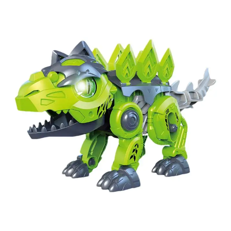 

Realistic Dinosaur Toys Electric Dino Robot With Roaring Sounds Light Up Musical Dinosaur Assembly Toy Dinosaurs Model Toys For
