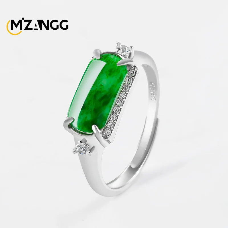 Natural S925 Silver Jade Yang Green Saddle Ring Ice Adjustable Men's and Women's Jade Ring High Quality Luxury Jewelry Gift
Natural S925 Silver Jade Yang Green Saddle Ring Ice Adjustable Men's and Women's Jade Ring High Quality Luxury Jewelry Gift