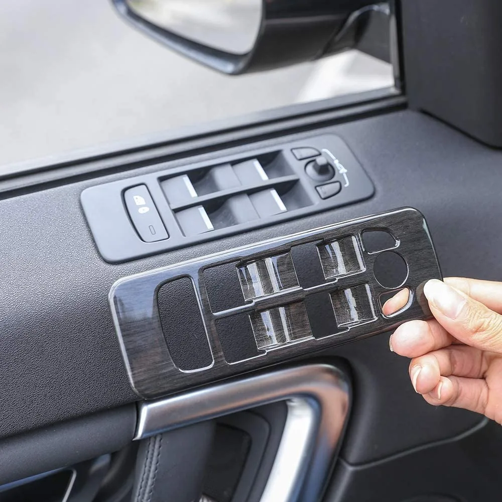 Black Wood Grain Window Lift Switch Button Cover Trim 4pcs For Land Rover Discovery Sport 2015-2017
Black Wood Grain Window Lift Switch Button Cover Trim 4pcs For Land Rover Discovery Sport 2015-2017