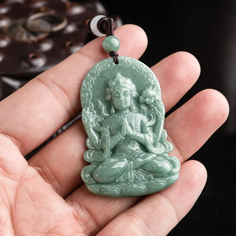 charming 100% Natural Handmade JadeFour-armed Guanyin Necklace Pendant Fashion Jewelry Men Women Luck Gifts Amulet
charming 100% Natural Handmade JadeFour-armed Guanyin Necklace Pendant Fashion Jewelry Men Women Luck Gifts Amulet