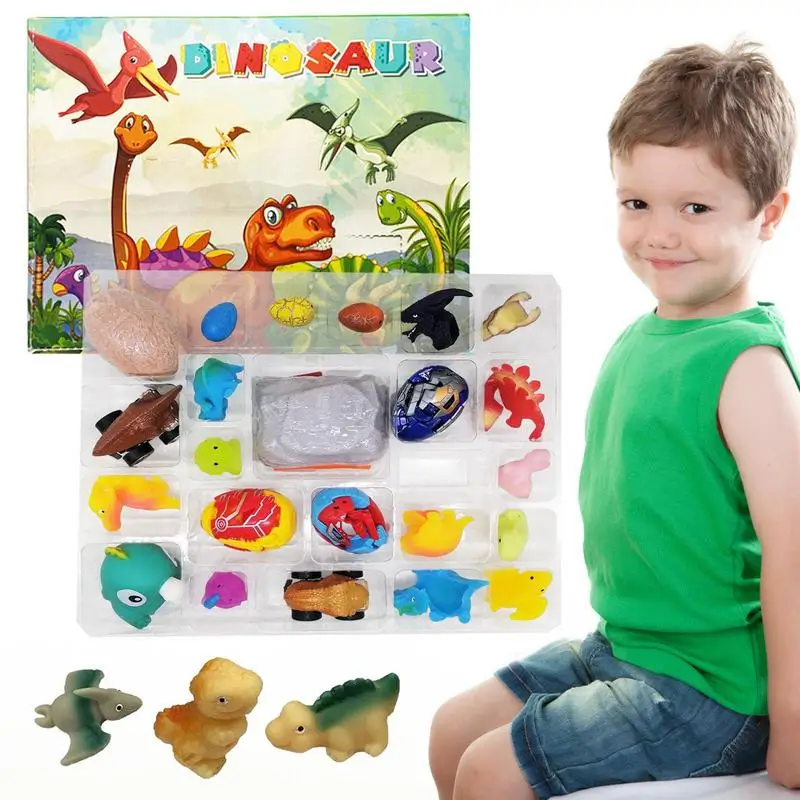 

Календарь для Адвента с динозавром 2022, 24 дня, Рождественский отсчет, мягкие игрушки, красочная игрушка-антистресс, игрушки для взрослых и детей