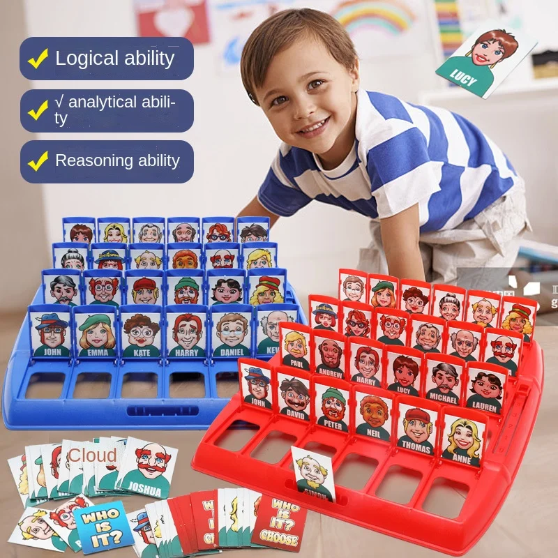 Who Is It Classic Board Games Interactive Memory Kids Funny Family Guessing Montessori Antistress Children Educational Toy Gift
Who Is It Classic Board Games Interactive Memory Kids Funny Family Guessing Montessori Antistress Children Educational Toy Gift
