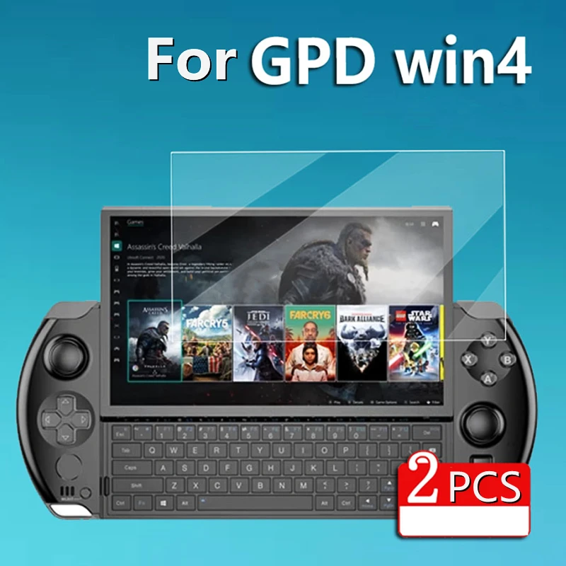 For GPD WIN 4 Tempered Glass Screen Protector Game Win4 Full Screen 6.0 Inch Palmtop Computer Full Cover Edge Protective Film
For GPD WIN 4 Tempered Glass Screen Protector Game Win4 Full Screen 6.0 Inch Palmtop Computer Full Cover Edge Protective Film