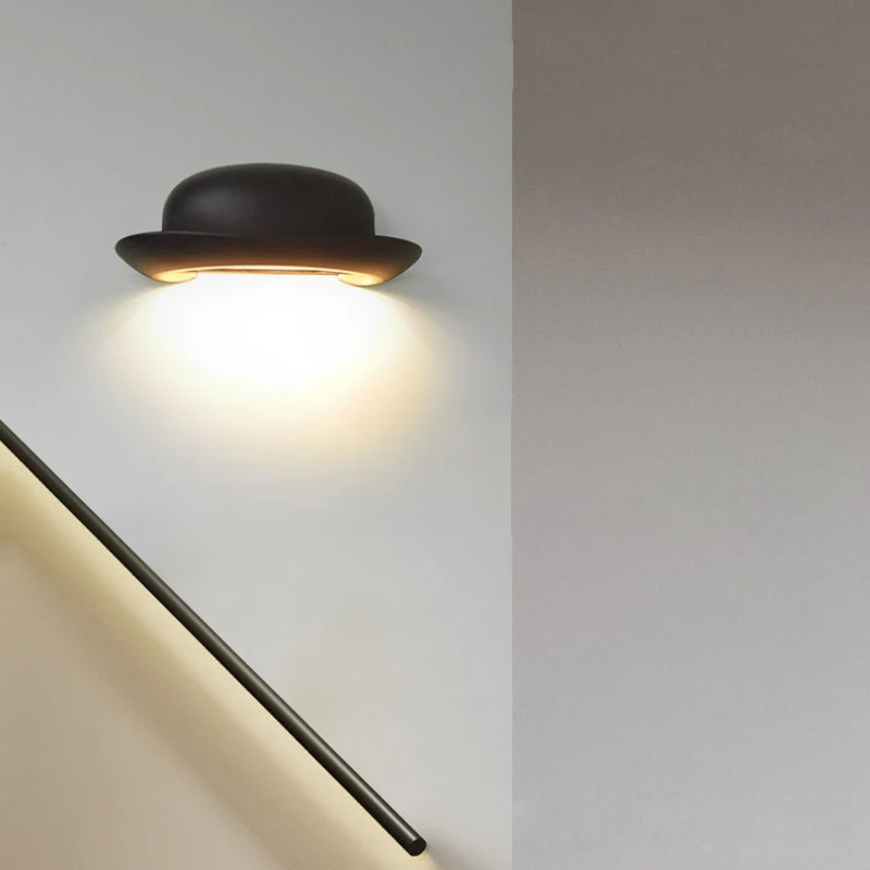 Modern 12W LED Wall Light Indoor Outdoor Waterproof Decorate Hat Shape Wall Light Living Room Hallway Corridor Bedroom Sconces
Modern 12W LED Wall Light Indoor Outdoor Waterproof Decorate Hat Shape Wall Light Living Room Hallway Corridor Bedroom Sconces