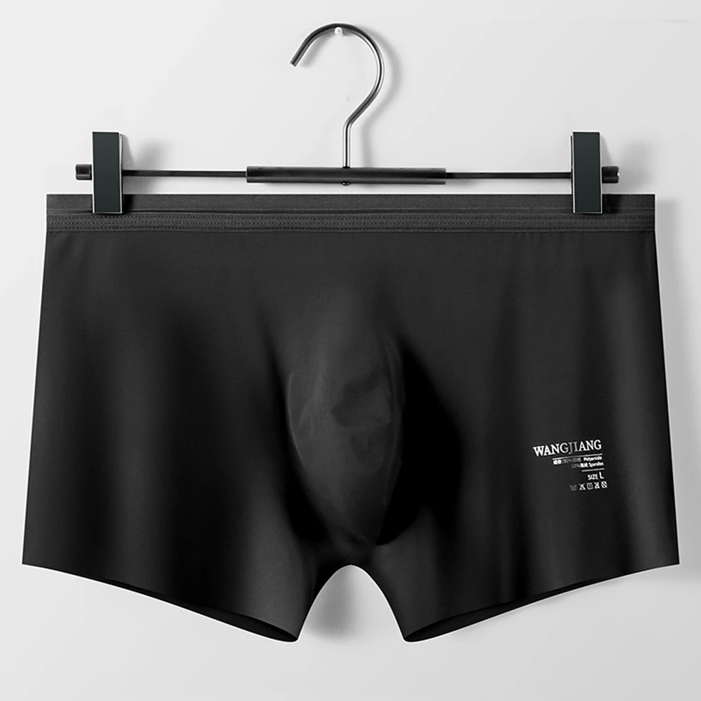 Men Ice Silk Boxer Briefs Thin Underwear Smooth Seamless Underpants Breathable Panties Peni Big Pouch Stretch Boxershorts
Men Ice Silk Boxer Briefs Thin Underwear Smooth Seamless Underpants Breathable Panties Peni Big Pouch Stretch Boxershorts