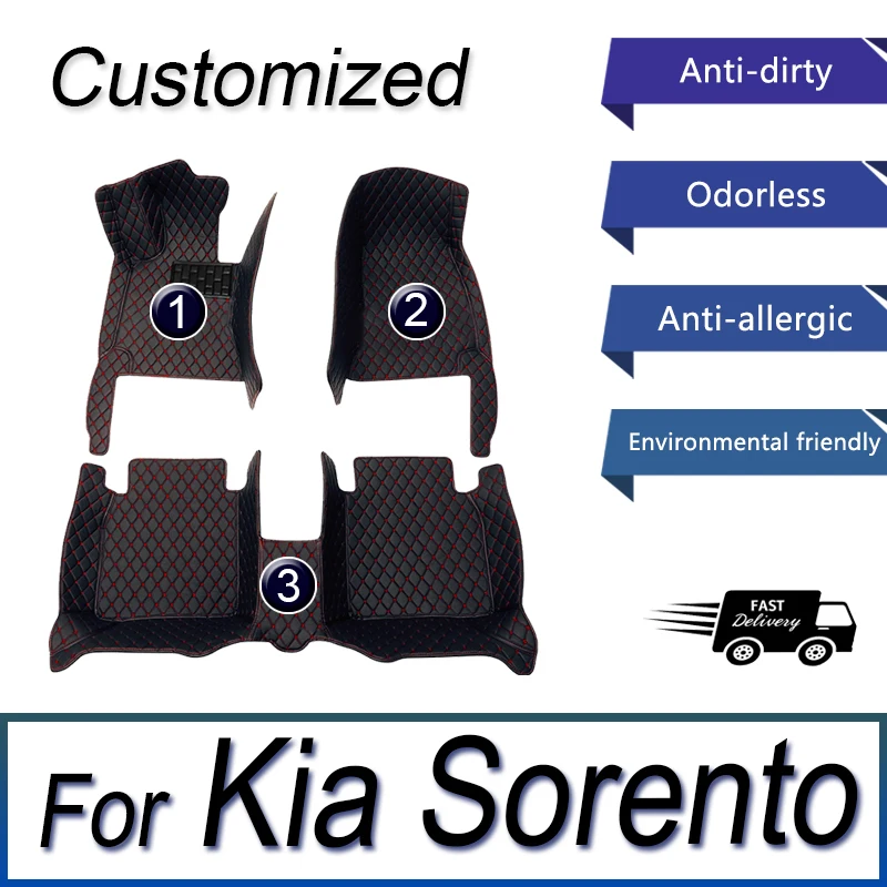 Car Floor Mats For Kia Sorento Seven Seats 2013 2014 Custom Auto Foot Pads Automobile Carpet Cover Interior Accessories
Car Floor Mats For Kia Sorento Seven Seats 2013 2014 Custom Auto Foot Pads Automobile Carpet Cover Interior Accessories