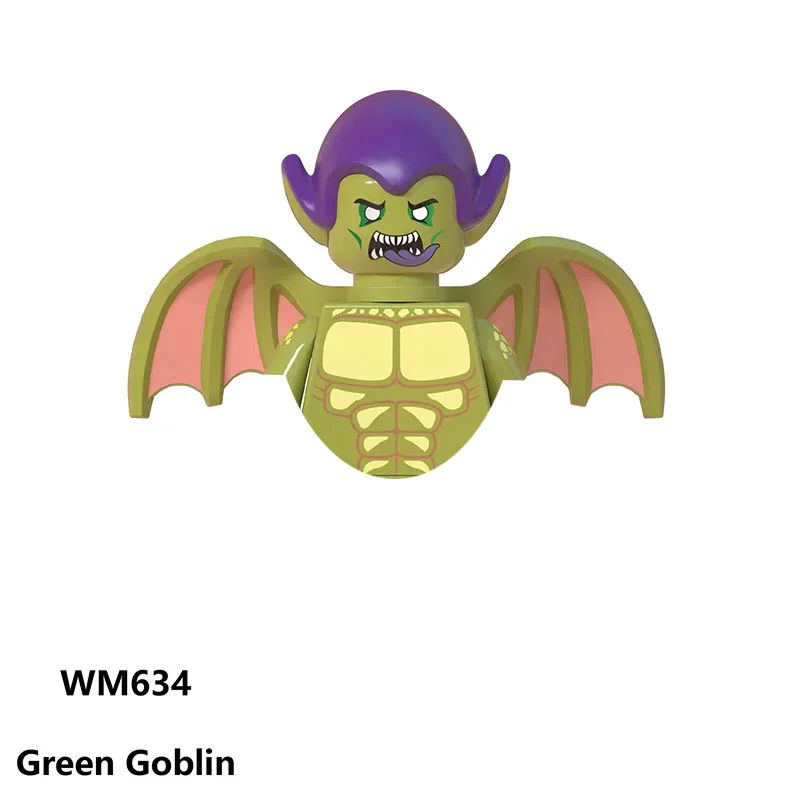 WM6052 WM627 WM634 The Avengers Spider-Man Super Hero Green Demon Bricks Cartoon Character building block Boy Birthday Present
WM6052 WM627 WM634 The Avengers Spider-Man Super Hero Green Demon Bricks Cartoon Character building block Boy Birthday Present