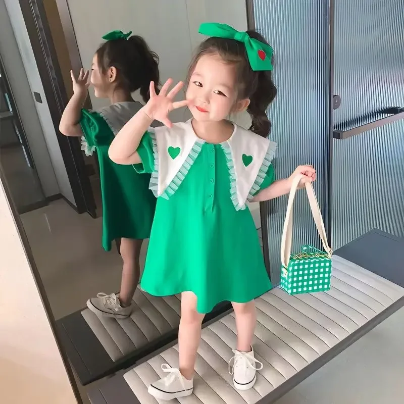 Girls Summer Casual Beach Dress Breathable Short-Sleeved Dress Lady Sweet Floral Vestidos Children'S Clothing Baby Kids Clothes
Girls Summer Casual Beach Dress Breathable Short-Sleeved Dress Lady Sweet Floral Vestidos Children'S Clothing Baby Kids Clothes