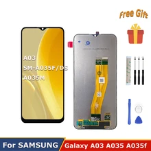 Ensemble écran tactile LCD de remplacement, 6.5 pouces testé, pour Samsung Galaxy A03 A035 SM-A035F/DS A035M A035F=