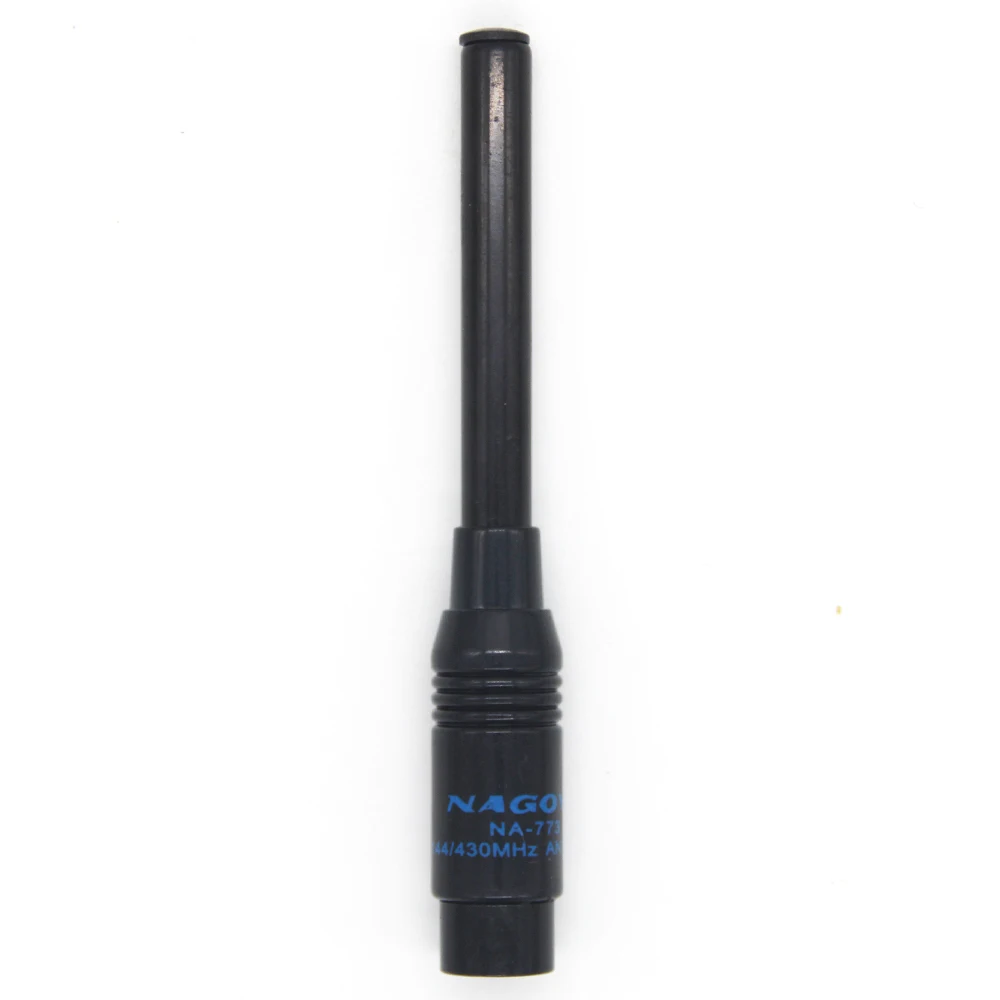 Nagoya NA-773 SMA-M 144/430Mhz UHF/VHF Handheld Telescopic Antenna for YAESU VX-1R BaoFeng UV-3R TONGFA UV-985 TYT TH-UV8R UV-F9
Nagoya NA-773 SMA-M 144/430Mhz UHF/VHF Handheld Telescopic Antenna for YAESU VX-1R BaoFeng UV-3R TONGFA UV-985 TYT TH-UV8R UV-F9