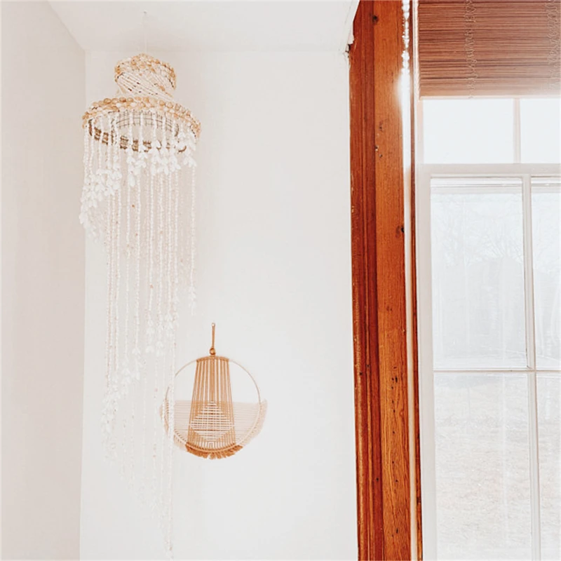 Hand-Woven Cotton Hoop Macrame Wall Art - Pink, Black & Beige Modern Boho Décor 5 S65b1ee526c0f4c32b21c1bd77dfb6d9fp