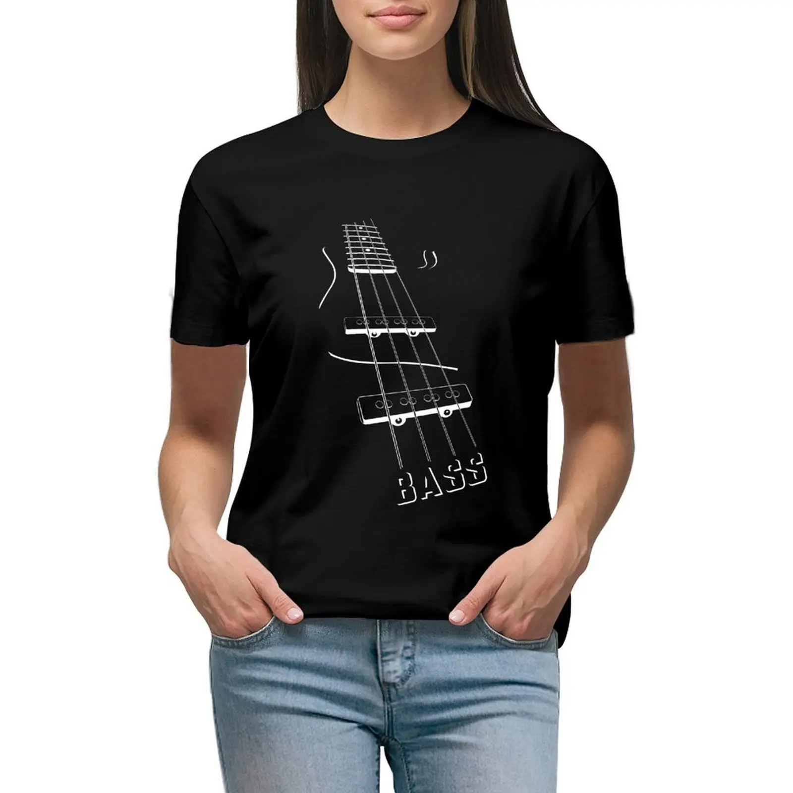 Bass T-shirt kawaii clothes Female clothing Aesthetic clothing t-shirts for Women loose fit
Bass T-shirt kawaii clothes Female clothing Aesthetic clothing t-shirts for Women loose fit
