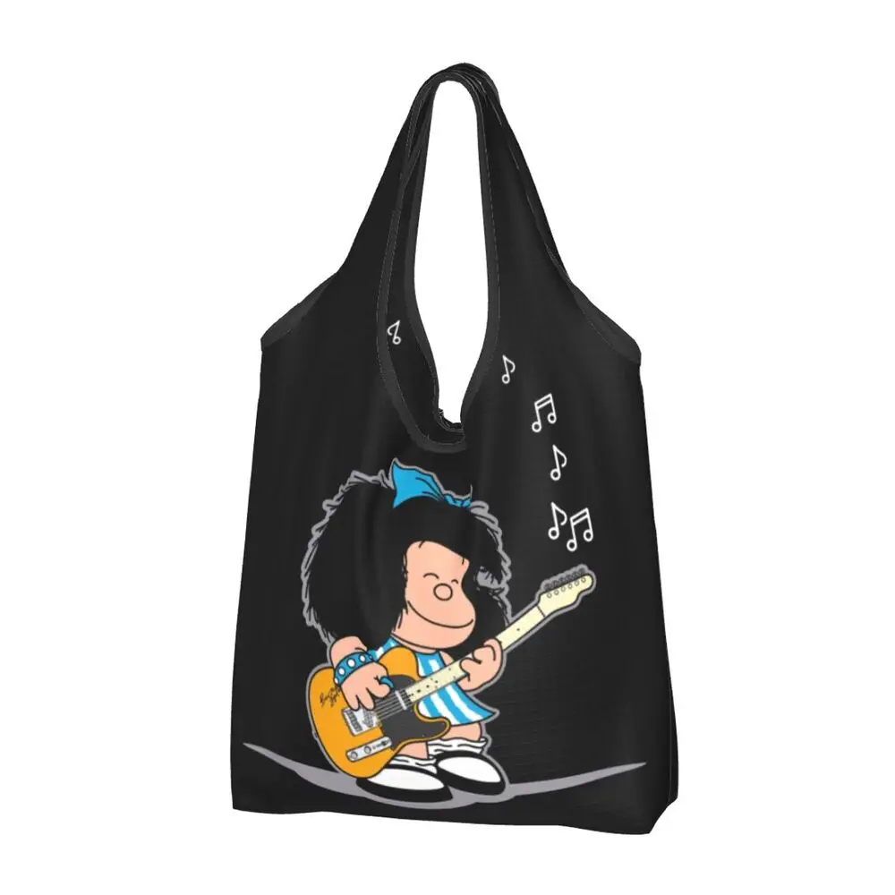 Custom Vintage Mafalda Manga Grocery Shopping Bag 41 S65b327a45db74c96945a055adf095279k