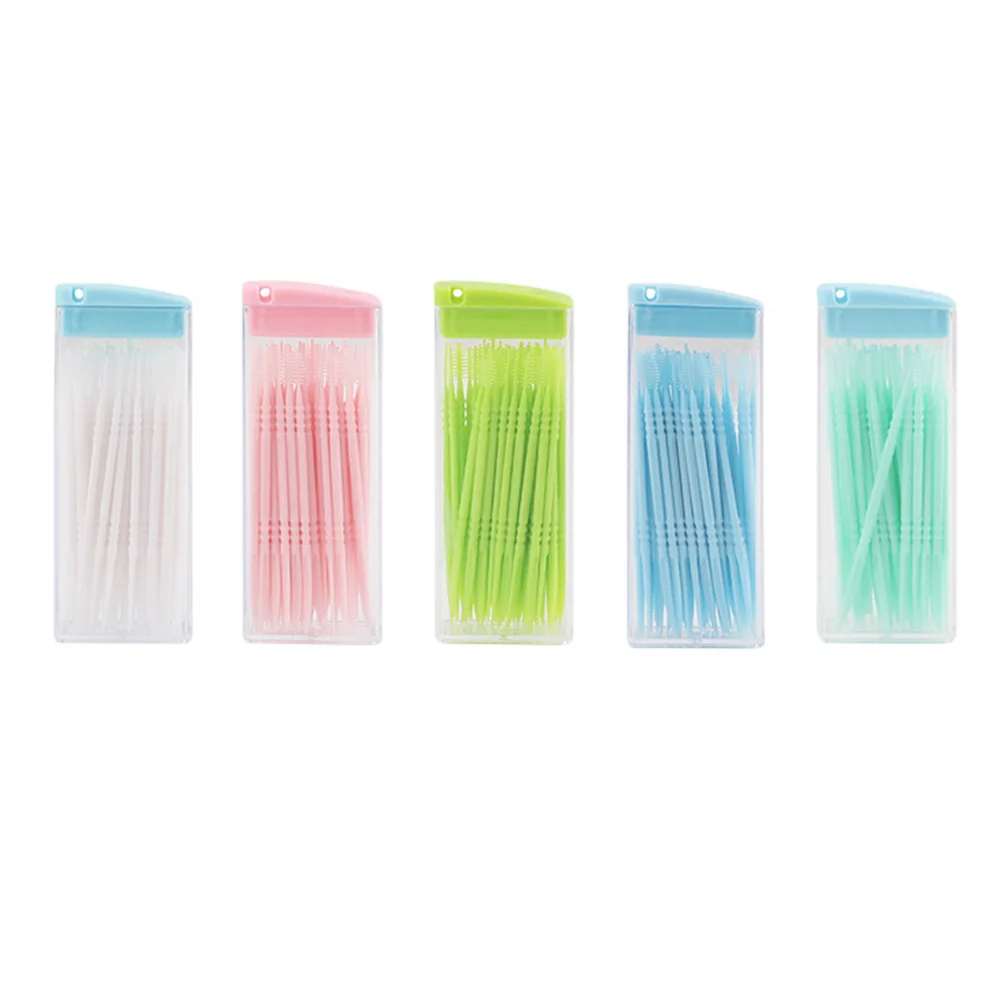 Oral Cleaning Teeth Floss Dental Plastic Toothpicks Double Head Friendly Interdental Brush Stick Oral Care Cleaning Tool
Oral Cleaning Teeth Floss Dental Plastic Toothpicks Double Head Friendly Interdental Brush Stick Oral Care Cleaning Tool