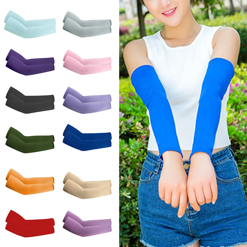 UV Solar Arm Sleeves Woman Men Cycling Fingerless Gloves Cool Muff Summer Ice Silk Elastic Arm Cover Driving Anti-Sunburn Sleeve
UV Solar Arm Sleeves Woman Men Cycling Fingerless Gloves Cool Muff Summer Ice Silk Elastic Arm Cover Driving Anti-Sunburn Sleeve