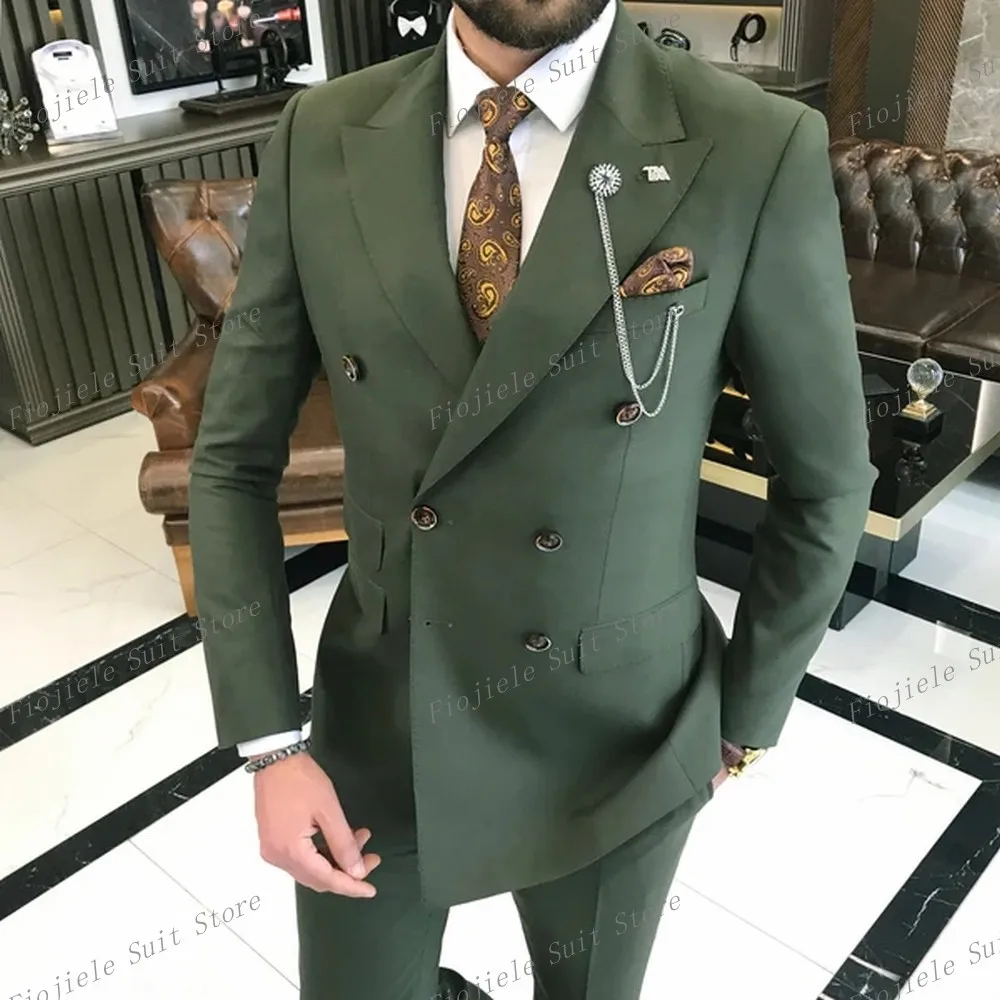 Men Army Green Business Suit Groom Groomsman Tuxedos Wedding Party Formal Occasion 2 Piece Set Jacket And Pants A01
Men Army Green Business Suit Groom Groomsman Tuxedos Wedding Party Formal Occasion 2 Piece Set Jacket And Pants A01