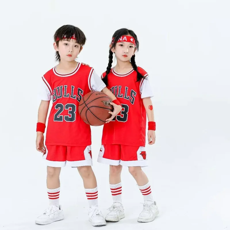 NEW 23/24 boys and girls Bulls No. 23 Basketball Jerseys Fake two-piece children's uniform kit primary school training
NEW 23/24 boys and girls Bulls No. 23 Basketball Jerseys Fake two-piece children's uniform kit primary school training