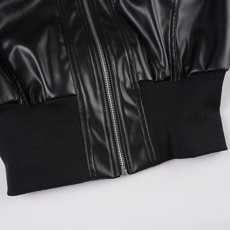 AltGoth Amercian Vintage Pu Leather Jacket Women Streetwear Harajuku Grunge Emo Alternative Grunge Zipper Casual Coats Female 54 S65b6114055d2485eb84380f5f6538d68K