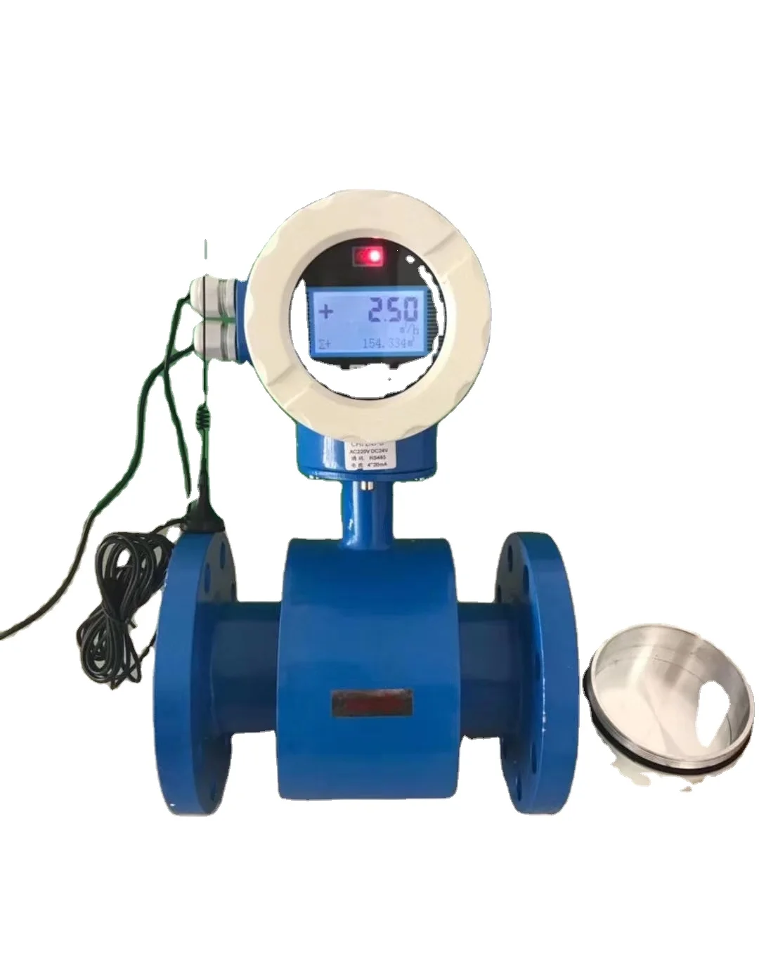 

DN50 Flowmeter water Steam flow meter price 4-20ma with RS485 Electromagnetic Flowmeter