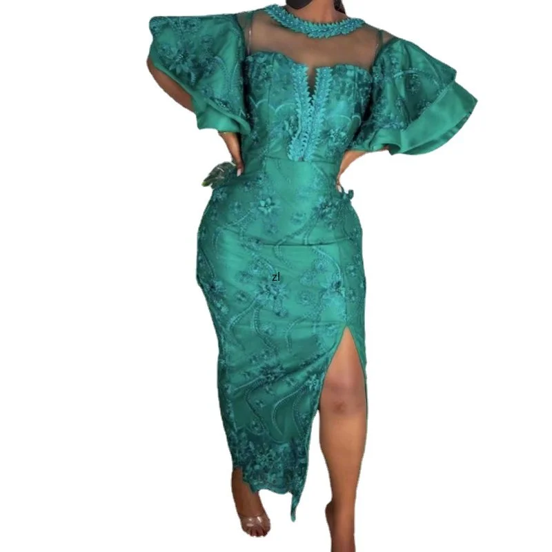 Elegant African Evening Dresses For Women Summer Africa Clothing Office Lady Party Slim Long Dress Dashiki Ankara Outfits Robe
Elegant African Evening Dresses For Women Summer Africa Clothing Office Lady Party Slim Long Dress Dashiki Ankara Outfits Robe