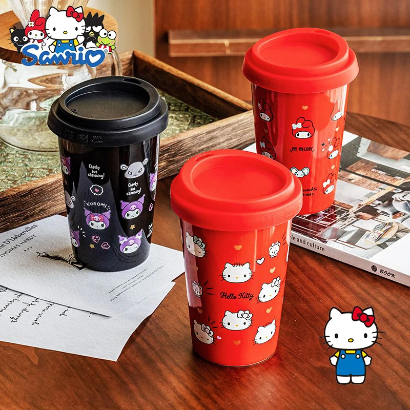 Керамическая чашка Sanrio Kuromi My Melody Kawaii Hello Kitty материал аниме милая мультяшная ручная кофейная чашка питьевая вода игрушки для девочек Подарки
Керамическая чашка Sanrio Kuromi My Melody Kawaii Hello Kitty материал аниме милая мультяшная ручная кофейная чашка питьевая вода игрушки для девочек Подарки