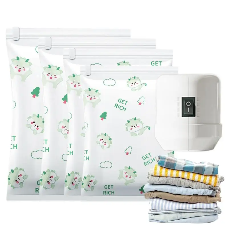 Space Saver Bags 4pcs Multi-Function Vacuum Dustproof Bags Environmentally Friendly Clothing Containers For Closets Basements
Space Saver Bags 4pcs Multi-Function Vacuum Dustproof Bags Environmentally Friendly Clothing Containers For Closets Basements